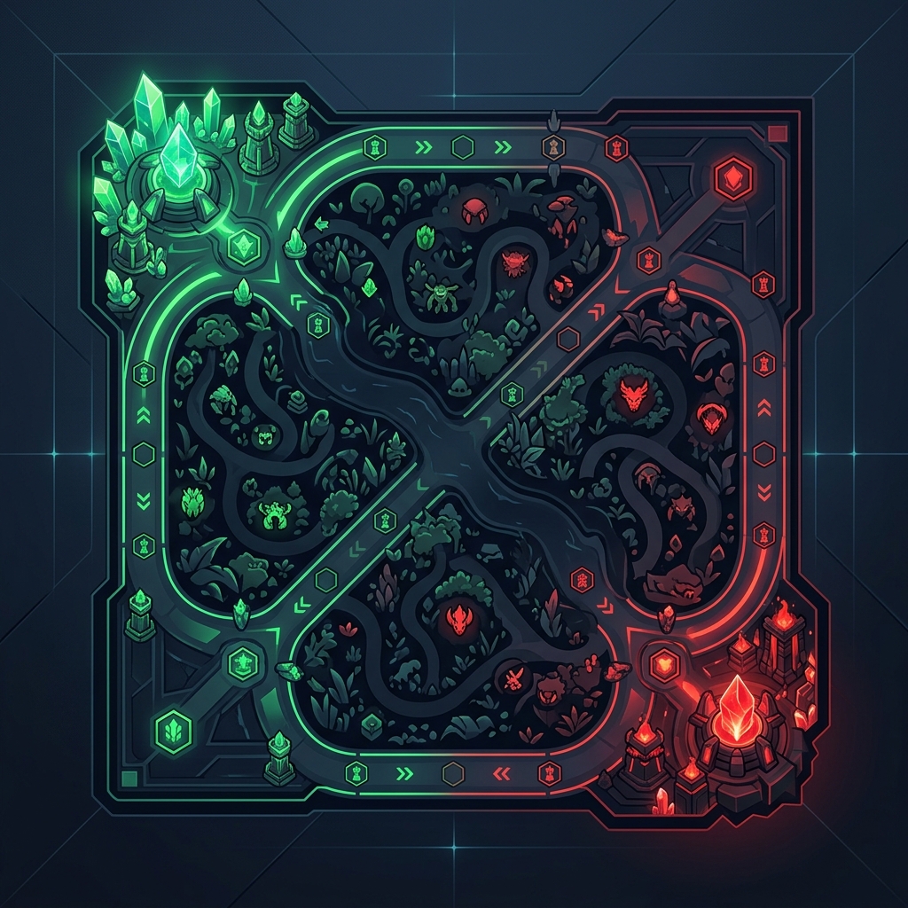 Dota 2 Map Concept
